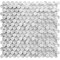 Apollo Tile Sample of Pearl River  11.8"x11.8" Penny Round Glass Mosaic Tile APLMOK99020EC05 Sample - alternate 3